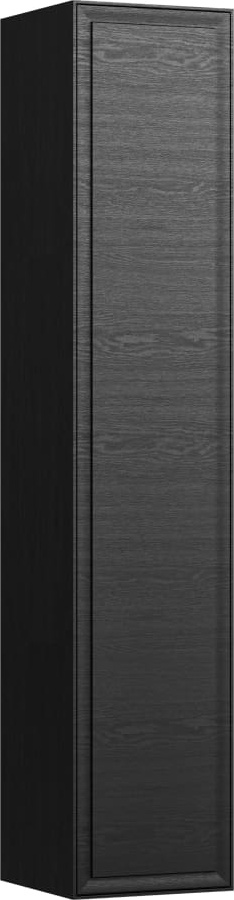 H4060620851701 Высокий шкафчик, 1 дверца, крепление на петли справа, 4 деревянные полочки LAUFEN PRO - Вид №1