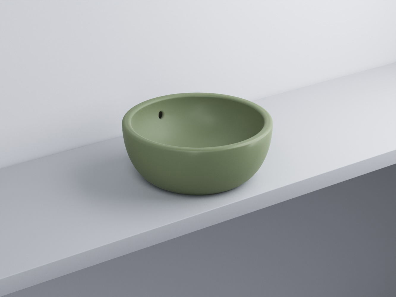 SHBA-AG Накладная чаша с переливом cielo Shui Ceramica Cielo