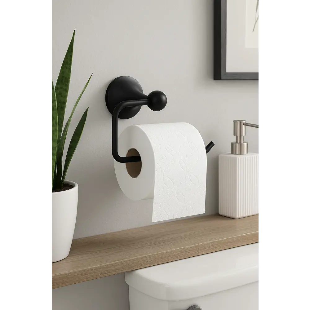 Eltoni Держатель для туалетной бумаги настенный черный 89435445 Santreyd STLM-1583459 - Вид №5