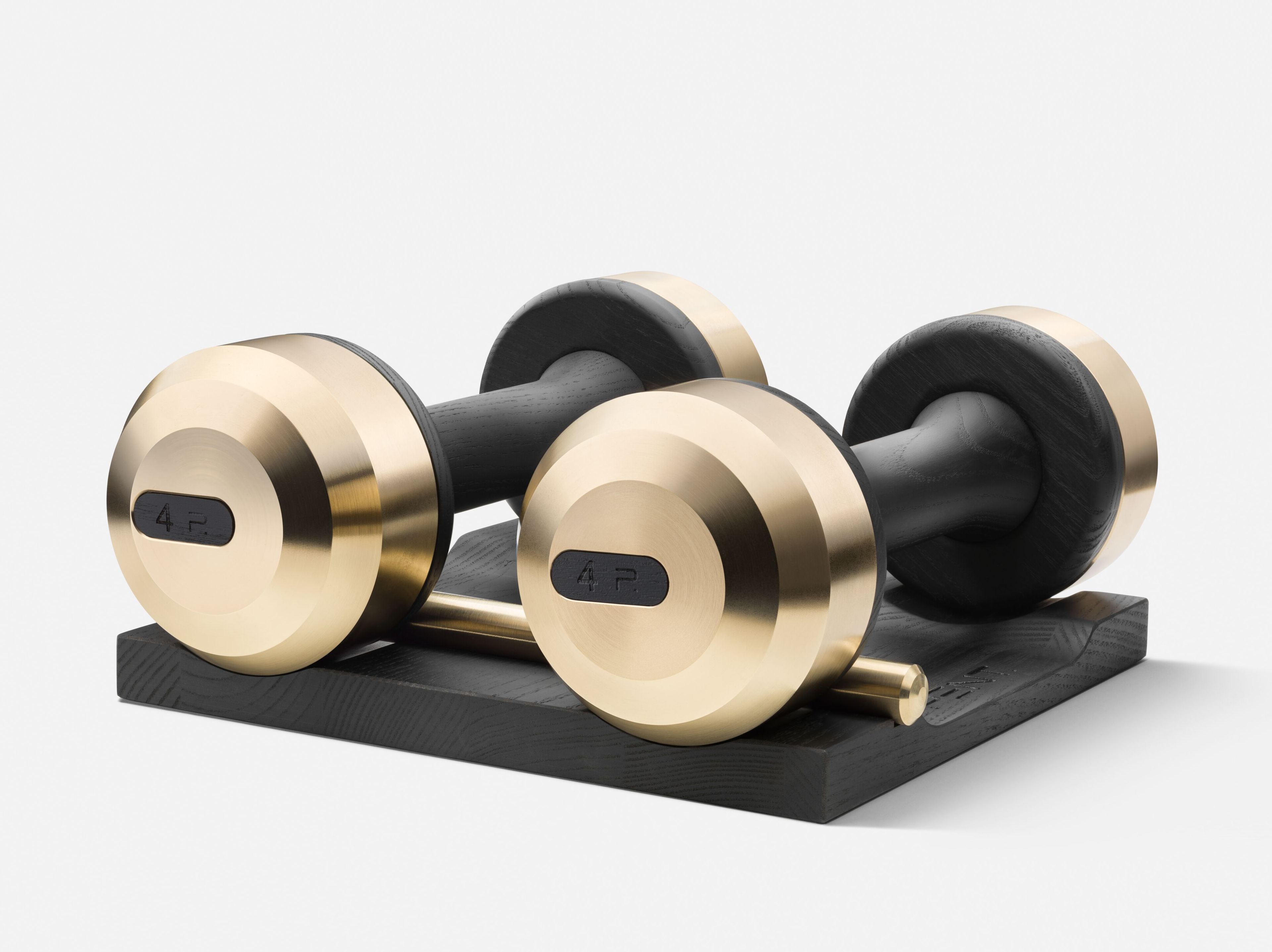 Пара гантелей из нержавеющей стали и дерева PENT Colmia ARCH-00025433