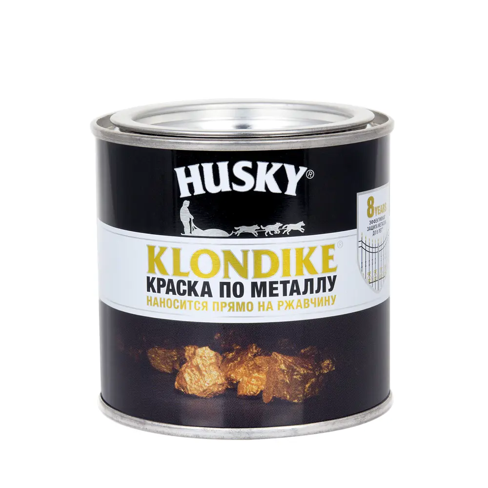 Антикоррозионная краска Husky Klondike для металла темно-зеленая глянцевая 0,25 л 84391770 STLM-0049019 - Вид №1