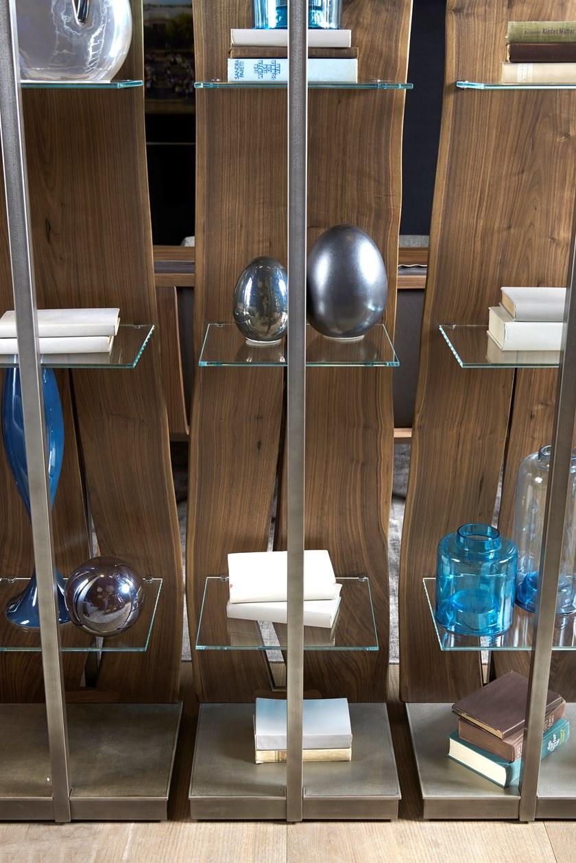 Arte Brotto Книжный шкаф из орехового дерева Vero L1920 - Вид №4