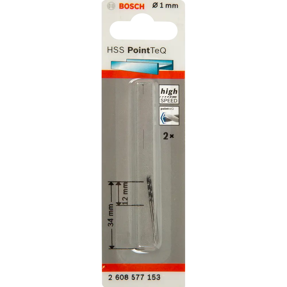 Сверло по металлу Bosch PointTeQ 1x34 мм, 2 шт. 83433551 STLM-2093269 BOSCH PROFESSIONAL  - Вид №5