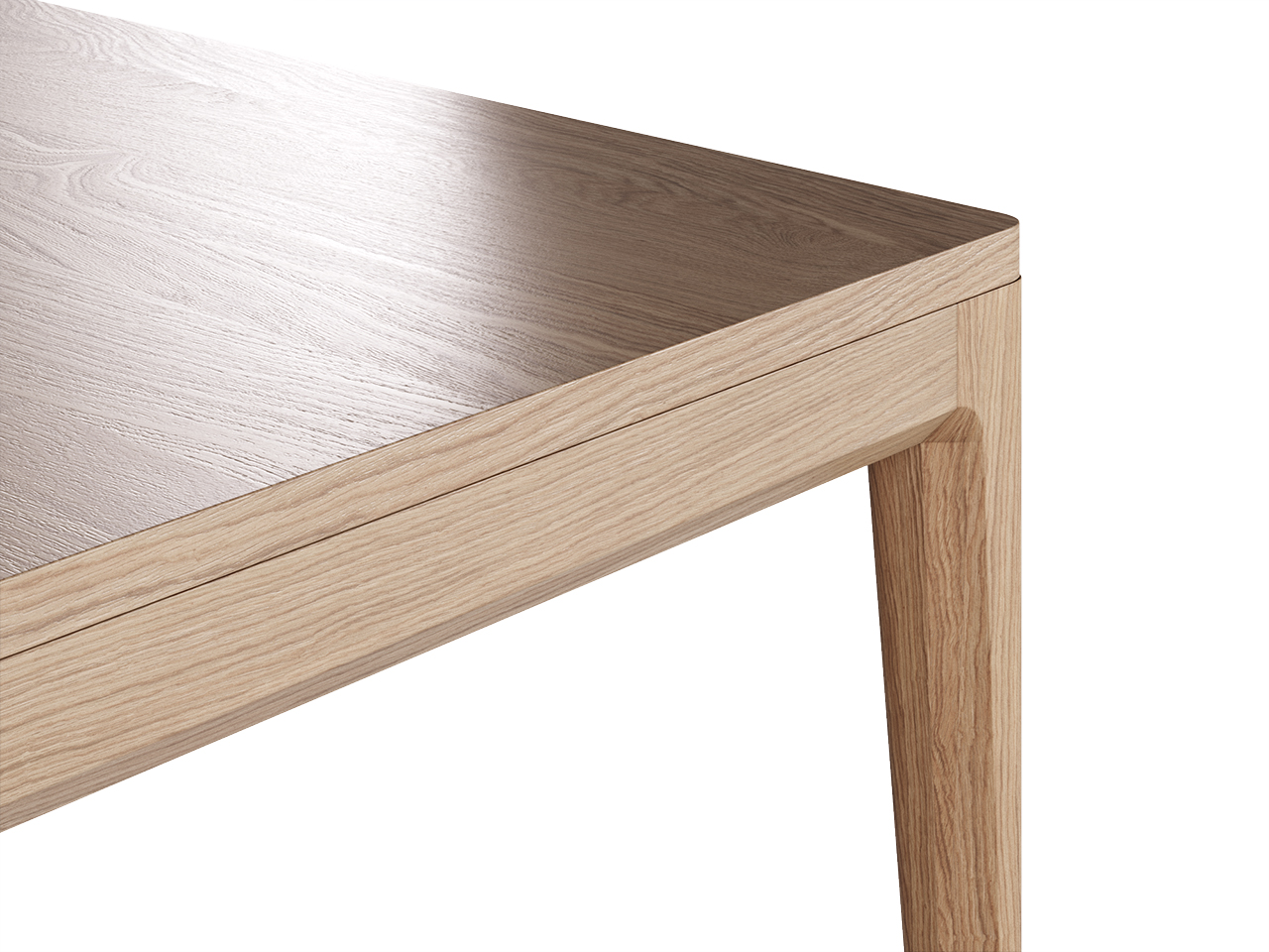 Журнальный столик прямоугольный осветленный дуб 120 см Case №4 THE IDEA  210104 Бежевый  - Вид №2