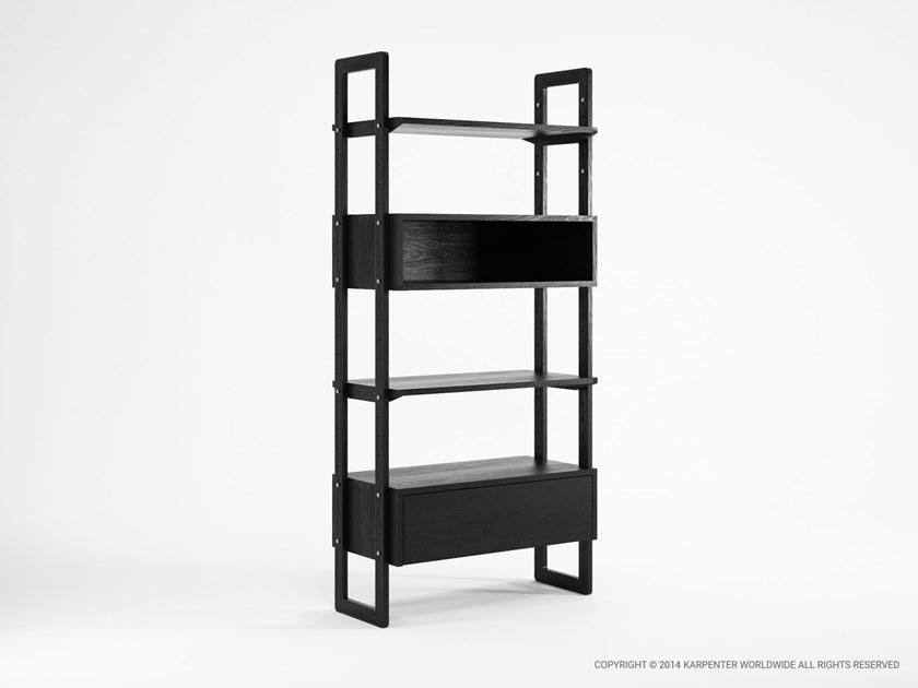 KARPENTER Открытый отдельно стоящий деревянный книжный шкаф K/wsu sun-id-1442182 - Вид №2