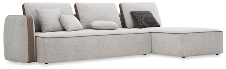 Now & Future Диван из ткани с шезлонгом sun-id-1461224 - Вид №3