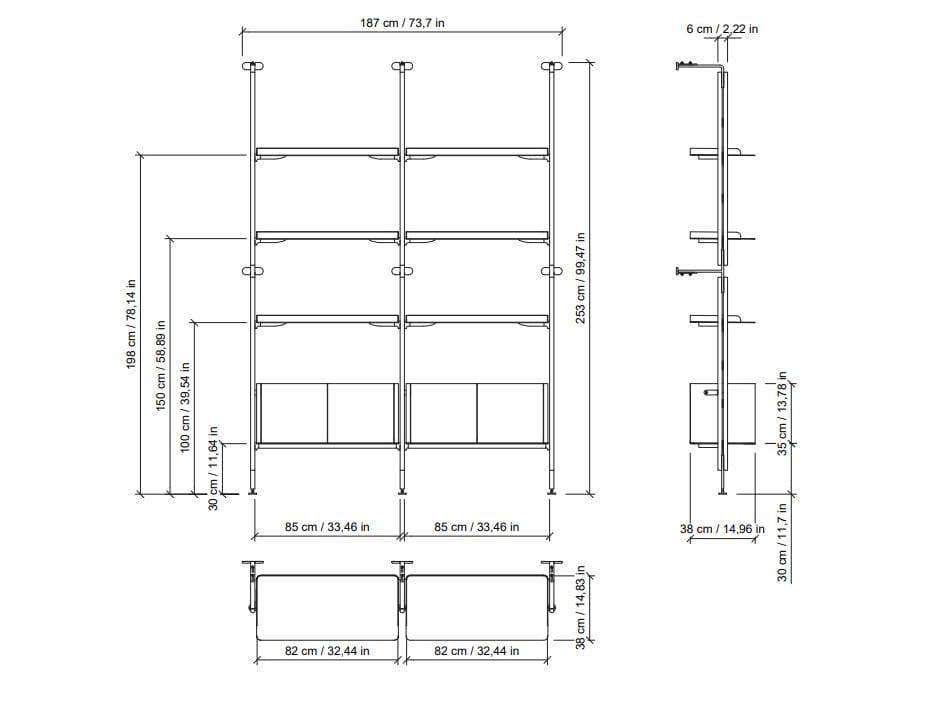 Книжный шкаф из массива дерева Morica Design Кутюр ARCH-00103529 - Вид №18