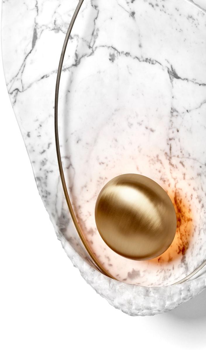 Ginger & Jagger Настенный светильник из мрамора Earth to earth sun-id-1357086 - Вид №4