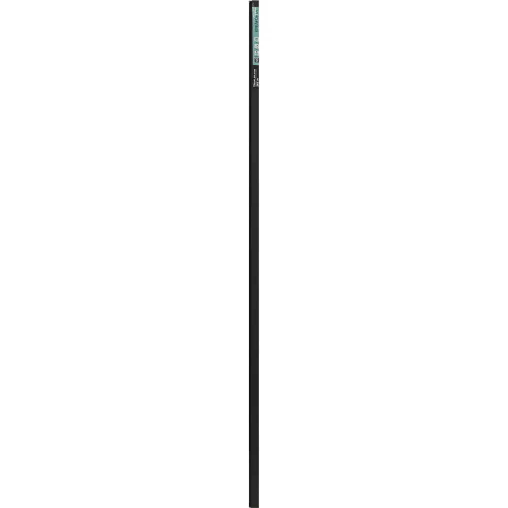 Шинный карниз однорядный KREAFORTA Pro 240 см алюминий цвет черный комплект 89432742 STLM-2165702  - Вид №6