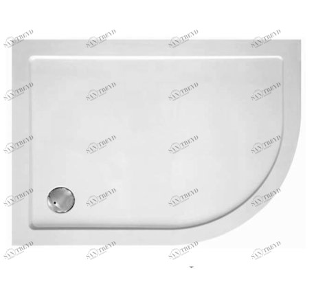 Поддон для душа CEZARES TRAY-M-RH-120/90-550-35-W-L из стеклокомпозита (SMC) 