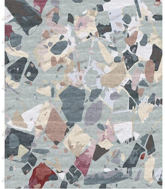 Tapis Rouge Прямоугольный коврик ручной работы Ambiance Tr1227