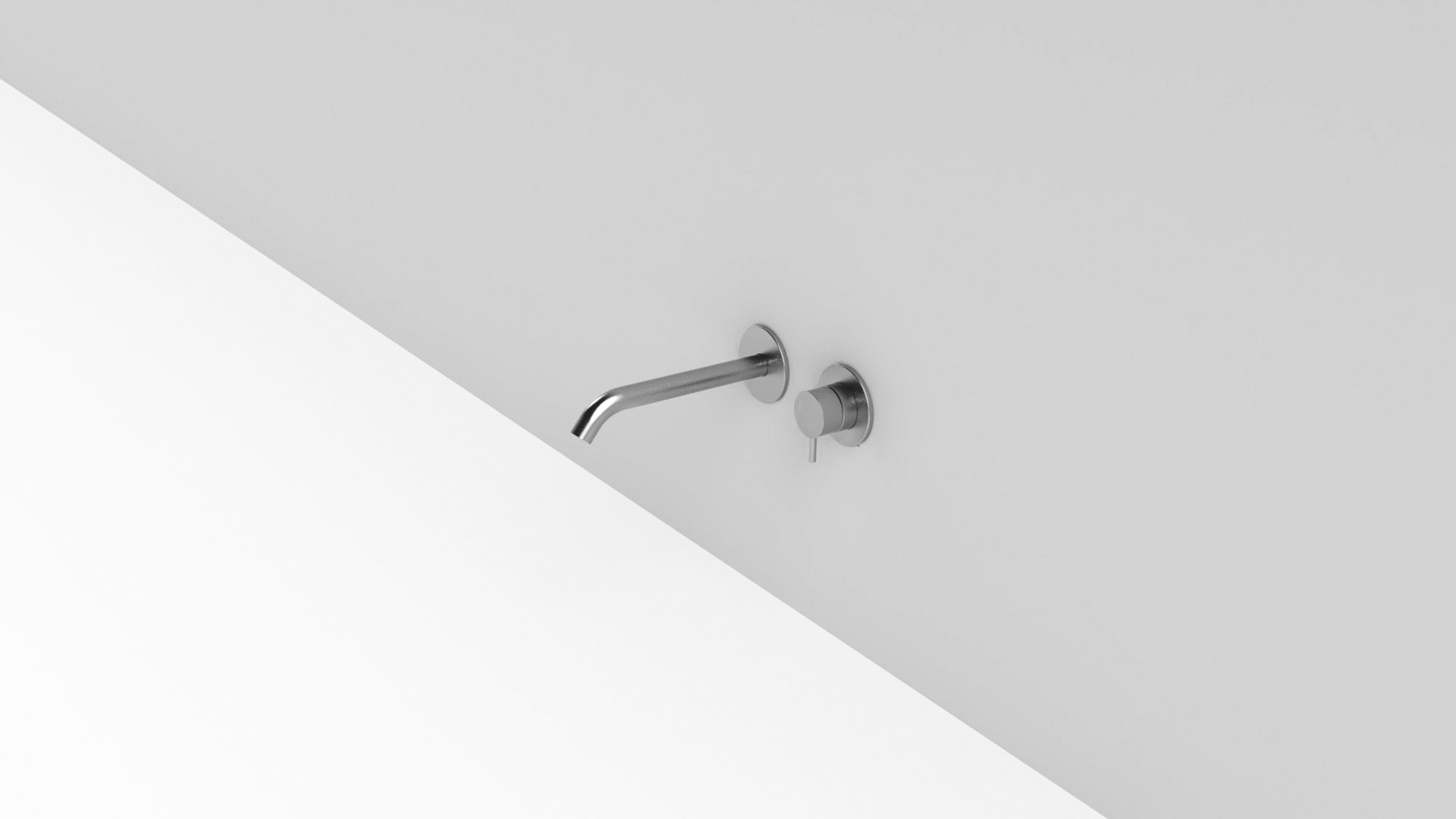 Rexa Design Встраиваемый смеситель для умывальника на два отверстия с длинным изливом REXA-ST238 