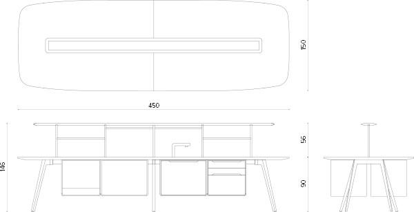True Design Отдельностоящий деревянный кухонный модуль Wing sun-id-1379217 - Вид №18