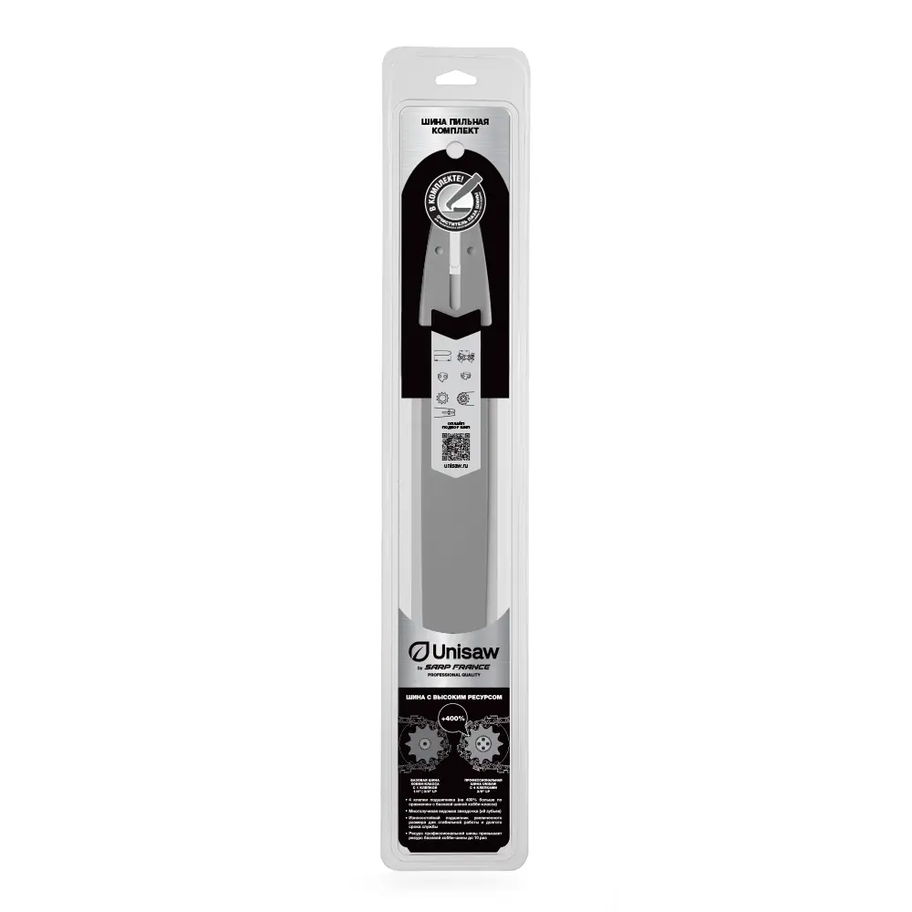 Шина для цепной пилы Unisaw A041 12" 3/8" 1.3" 45 звеньев 86669633 STLM-2029956 Santreyd 