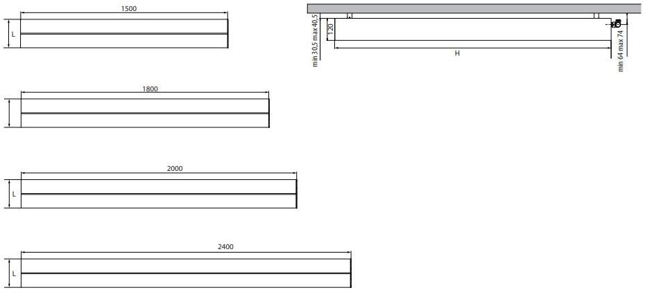 Caleido Горизонтальный настенный алюминиевый радиатор Design sun-id-1469581 - Вид №2