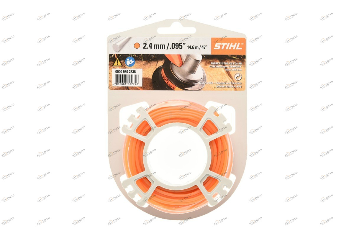 Струна триммерная круглого сечения STIHL 2,4х14м 4586