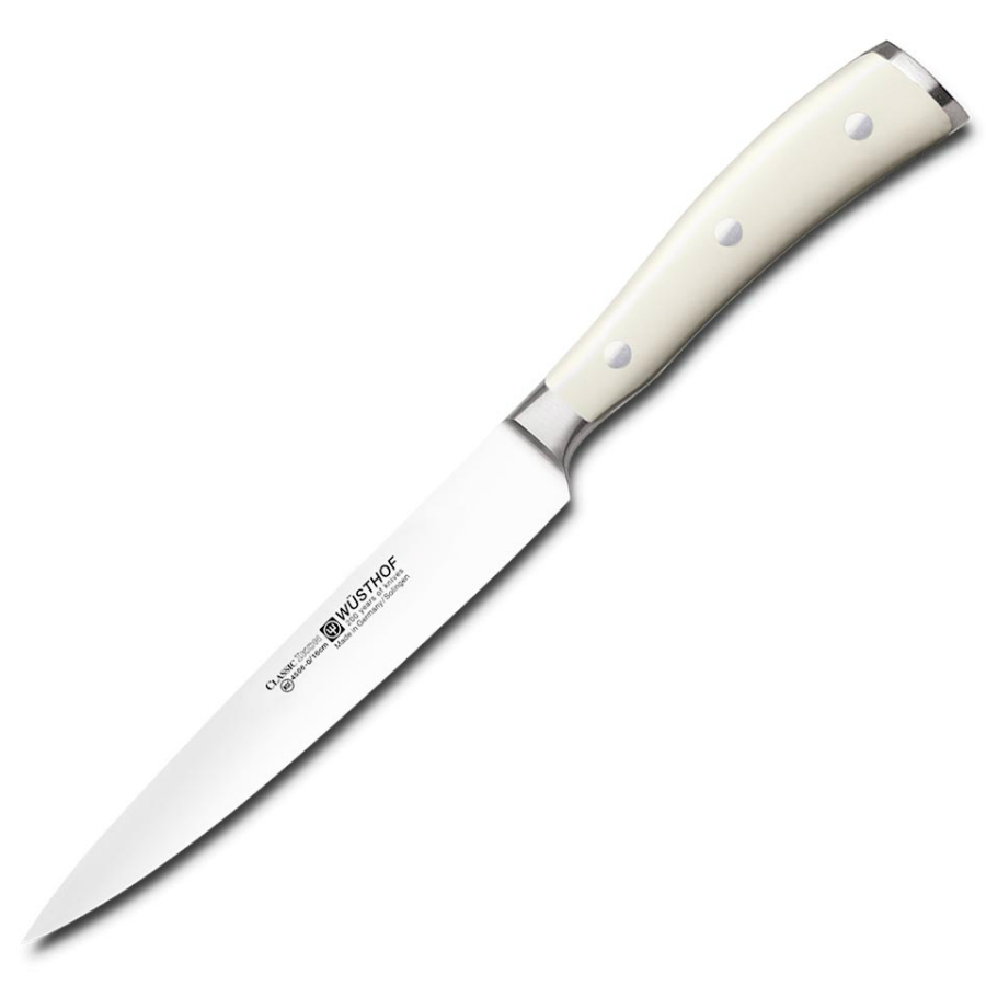 Набор кухонных ножей Ikon Cream White на деревянной подставке. 9 шт WUESTHOF W9874 - Вид №5