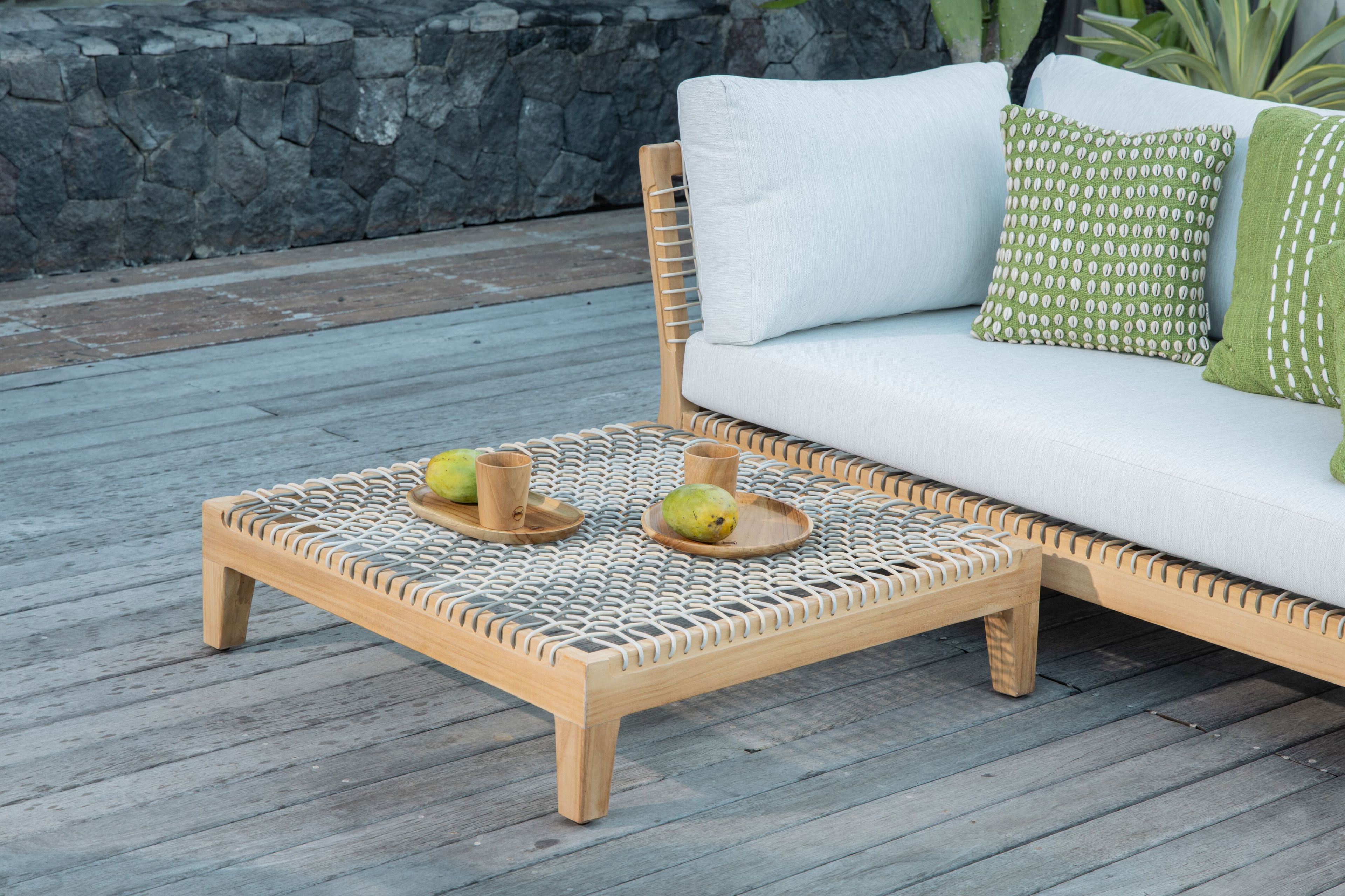 Правый / левый модуль для секционного дивана из тикового дерева cbdesign Венская модульная ARCH-00096006 - Вид №19