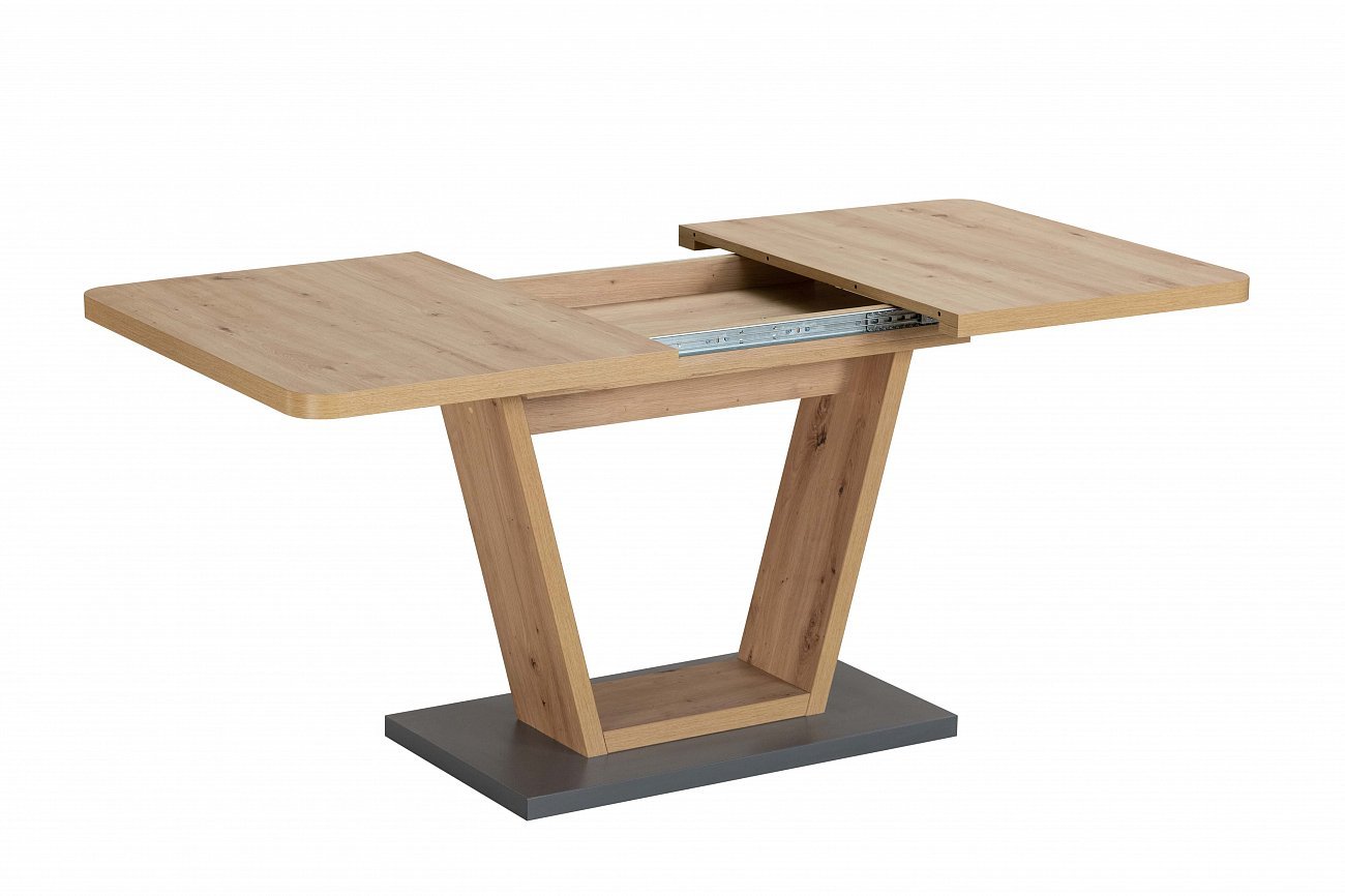 Стол обеденный раздвижной коричневый 120-160 см Vector STOOL GROUP  00-3958856 Коричневый  - Вид №4