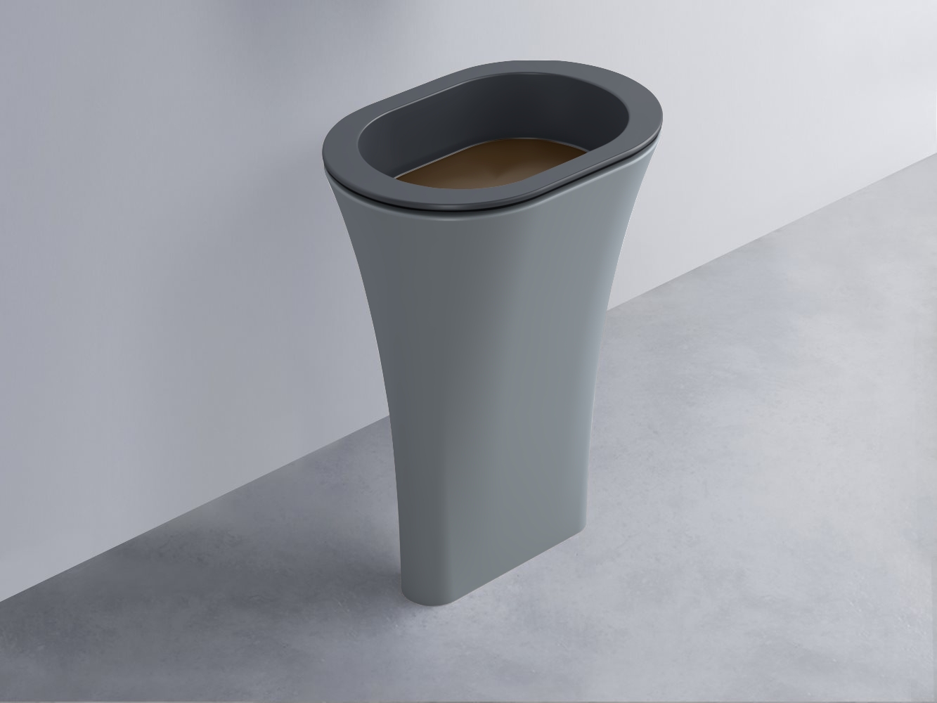 AMLA65-BA+AMPILO-CA+AMCOLO-BR Раковина Amedeo Ovale отдельностоящая cielo Enjoy + Amedeo Ceramica Cielo