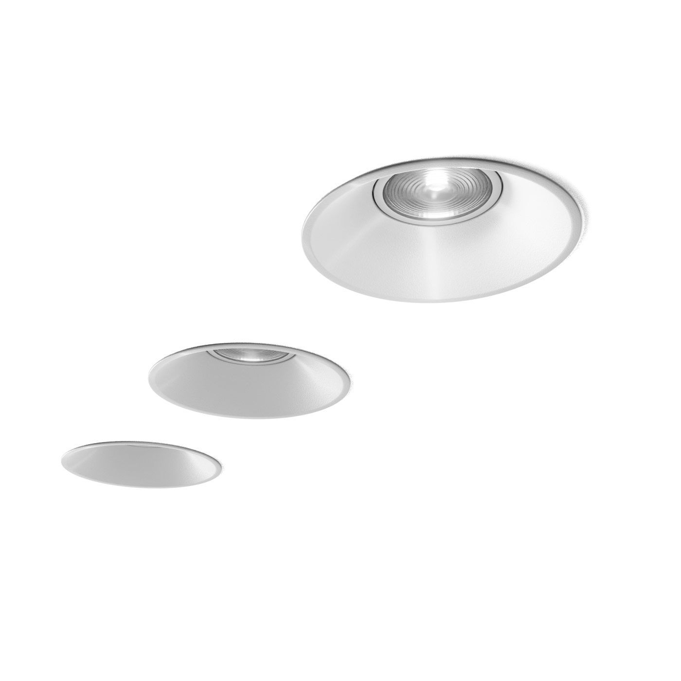 Круглый алюминиевый прожектор с утопленной лампой Amarcords Flat ARCH-00004970 - Вид №1