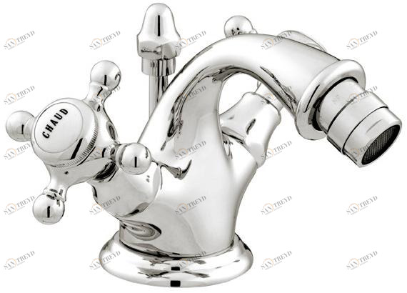 Bronces Mestre Смеситель для биде с одним отверстием из хромированной стали Retro 035020.000.50