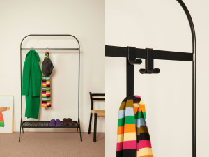 Напольная вешалка из кованого железа