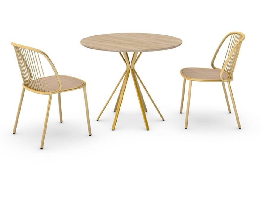 Круглый железный стол для контракта Vela Arredamenti ARCH-00115831 - Вид №1