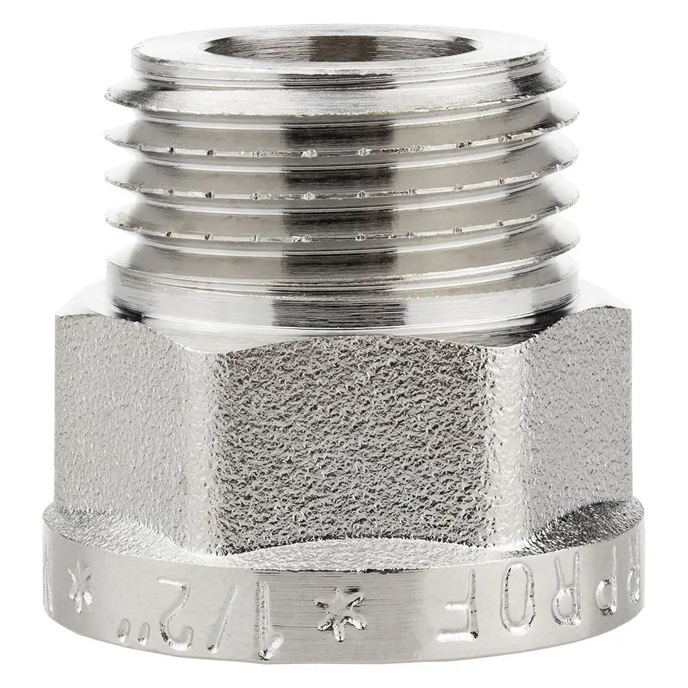 Переходник MPF для гибкой подводки 1/2" латунный никелированный 89409156 STLM-1577002 - Вид №2