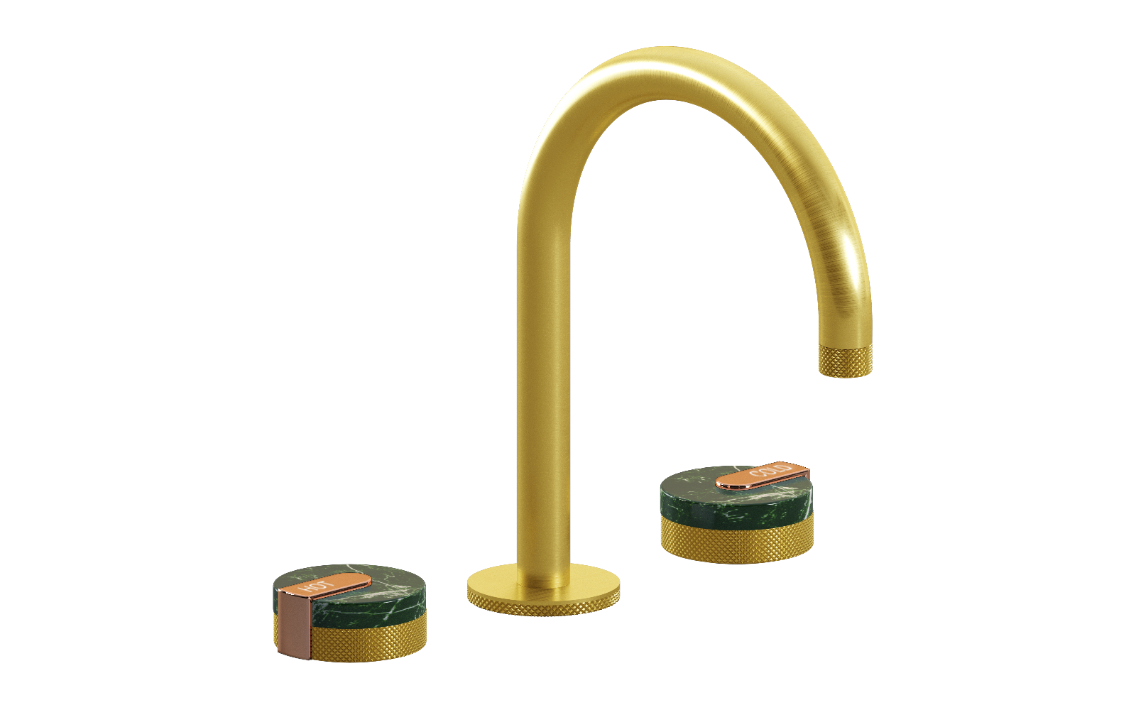 E-11512-R2MG-L1RG-BB Смеситель для умывальника на 3 отвертия GRAFF MOD+