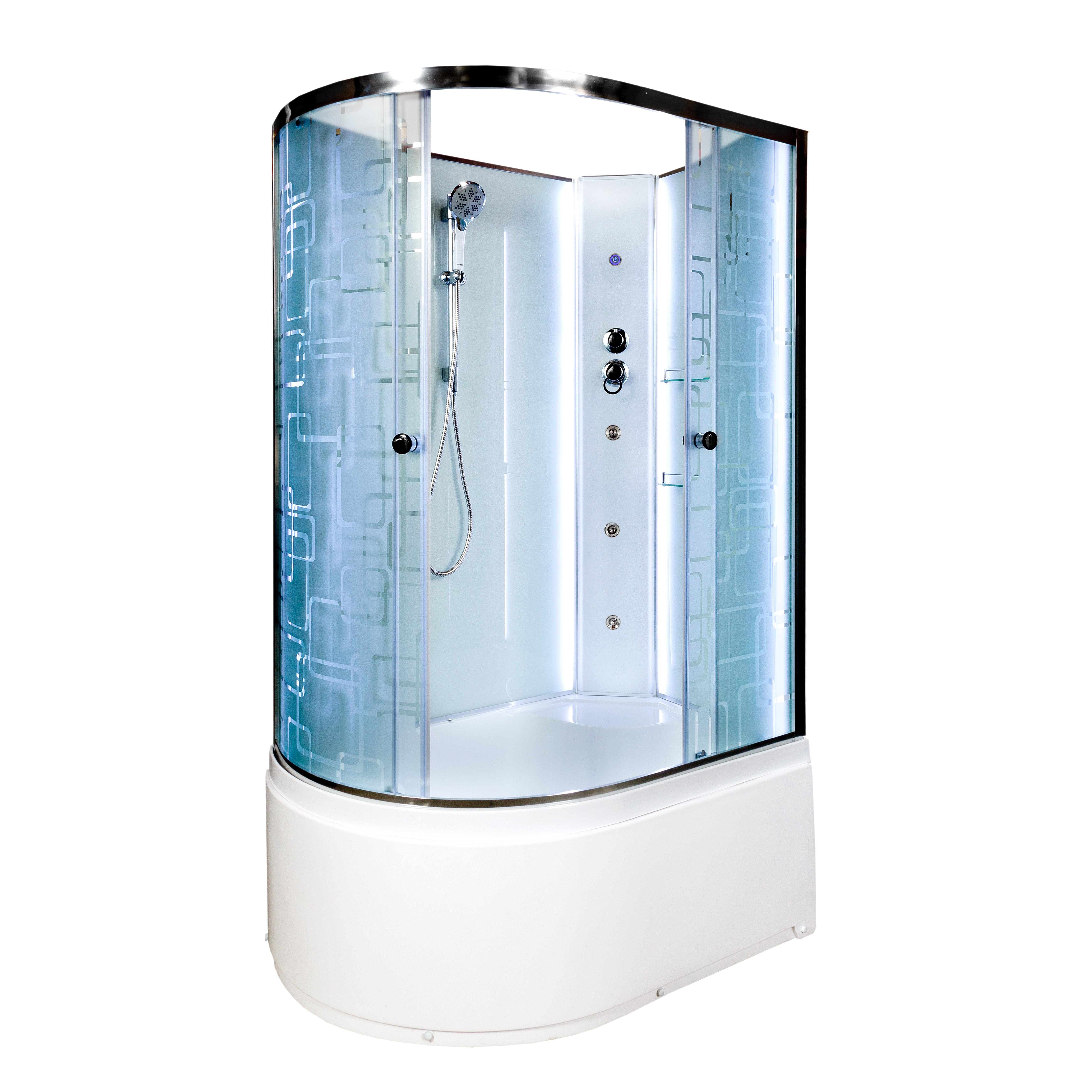 D279S LED Душевая кабина DETO Серия D ЕМ4511 R N LED с гм. - Вид №7