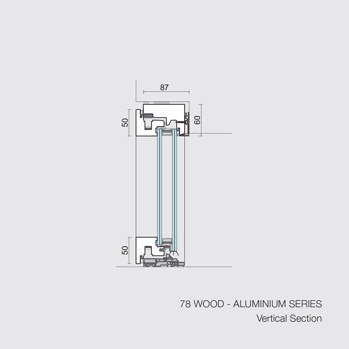 Деревянное окно с двойным остеклением Carminati Skyline System ARCH-00047345 - Вид №12
