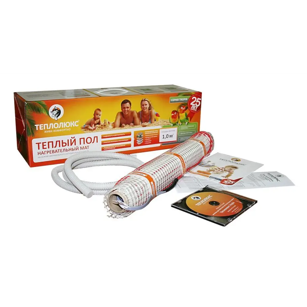 Нагревательный мат для теплого пола Теплолюкс Tropix 2 м², 300 Вт STLM-2137916