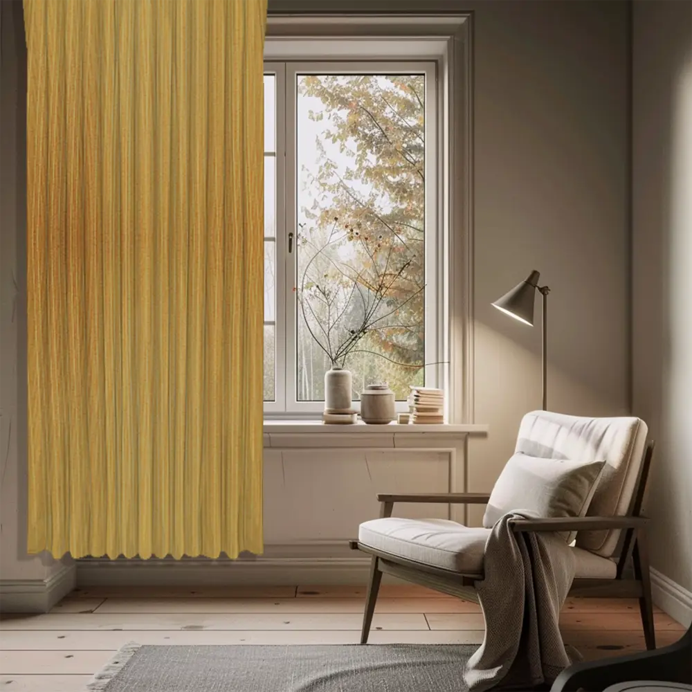 WITERRA Штора на ленте с золотистыми полосами 200x280 см 89427493 STLM-1574708