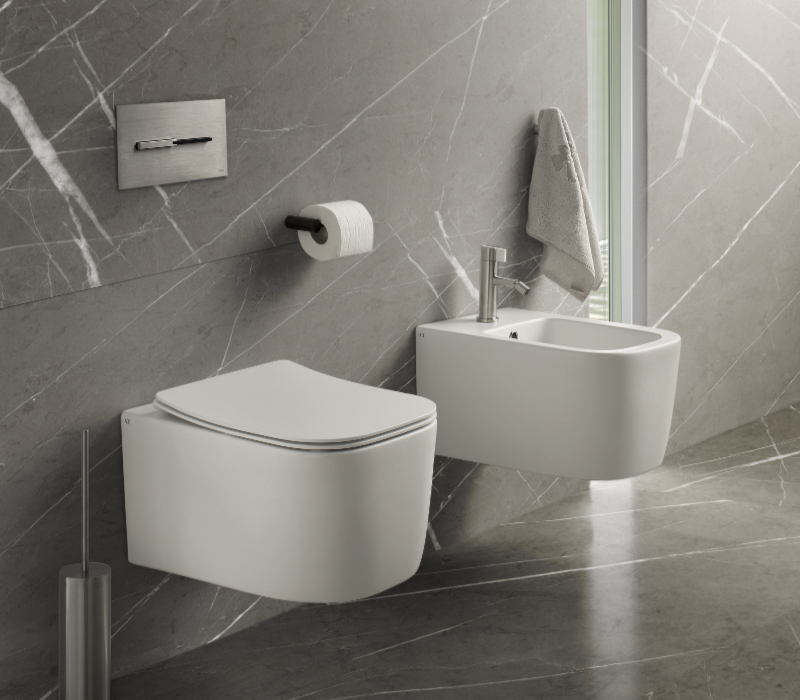 S596T1R1V1.101 Биде подвесное A. e T. Italia QUO Белый матовый AeT ITALIA - Вид №1