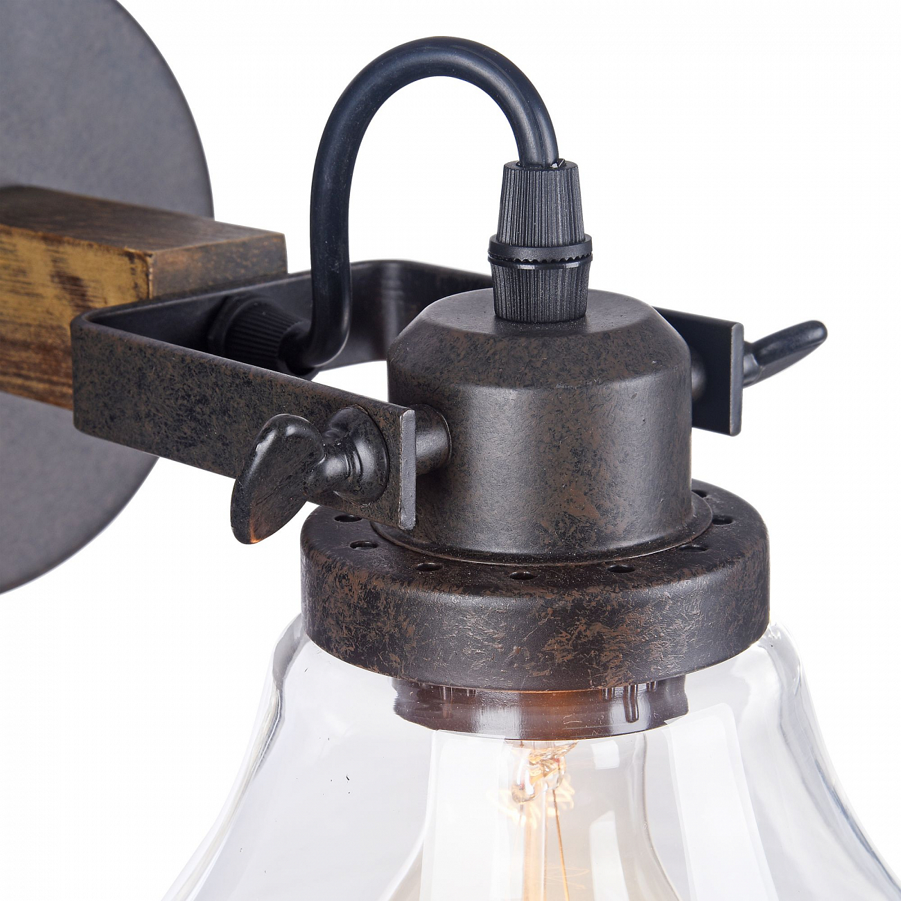 Бра настенное черное Lorenza FR4171-WL-01-B FREYA LOFT 00-3957491 Черный - Вид №7