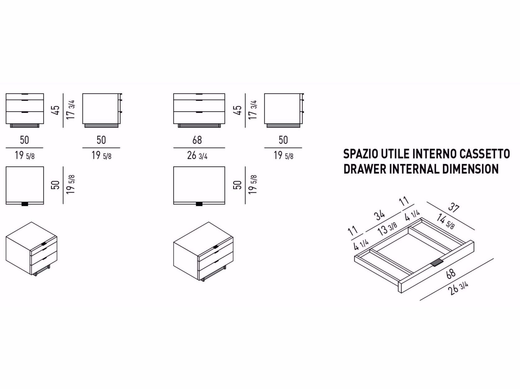 Тумбочка Minotti Harvey Line ARCH-00074732 - Вид №2