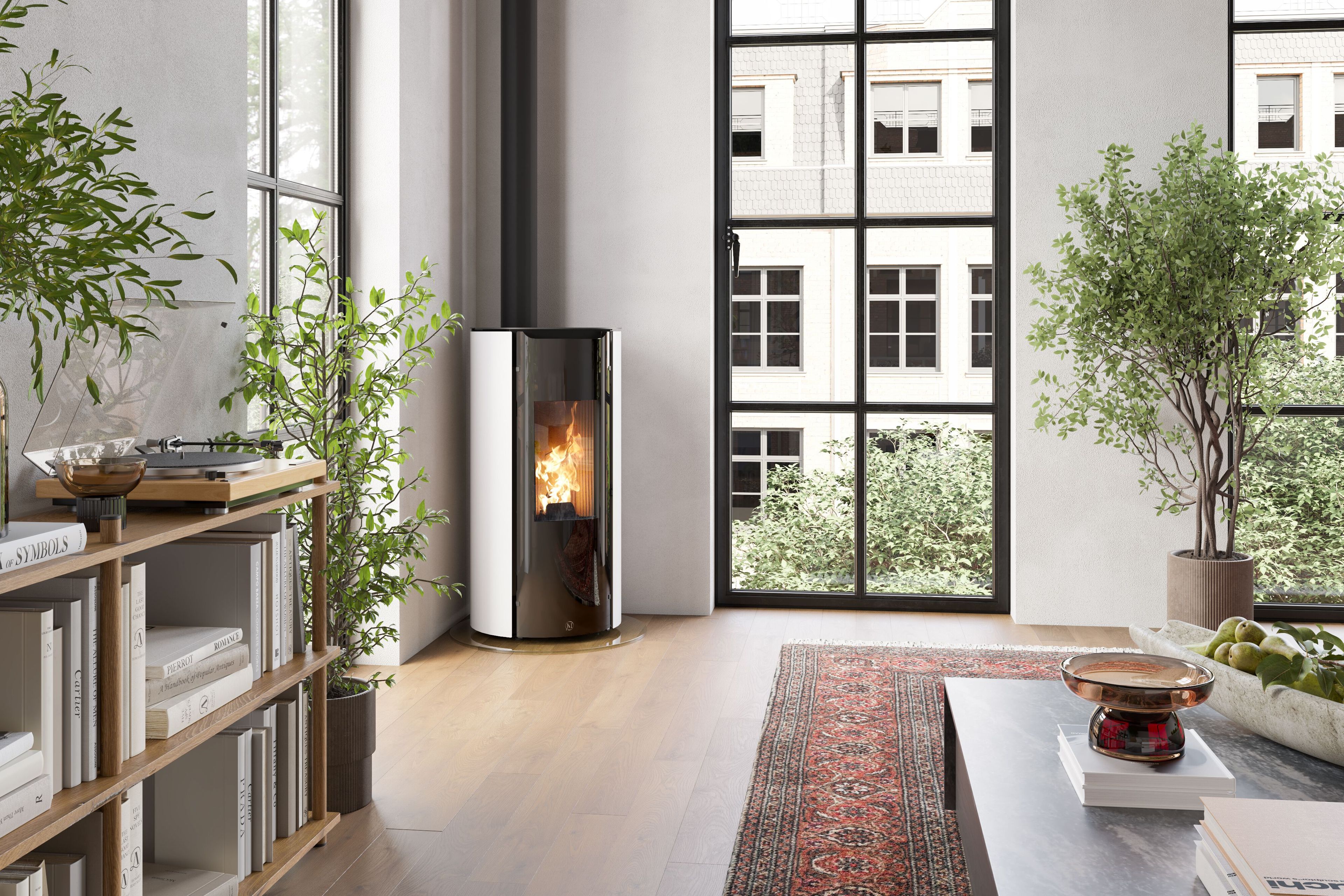 Пеллетная печь с Wi-Fi класса A+ Jolly Mec воздушные системы ARCH-00062709 - Вид №1