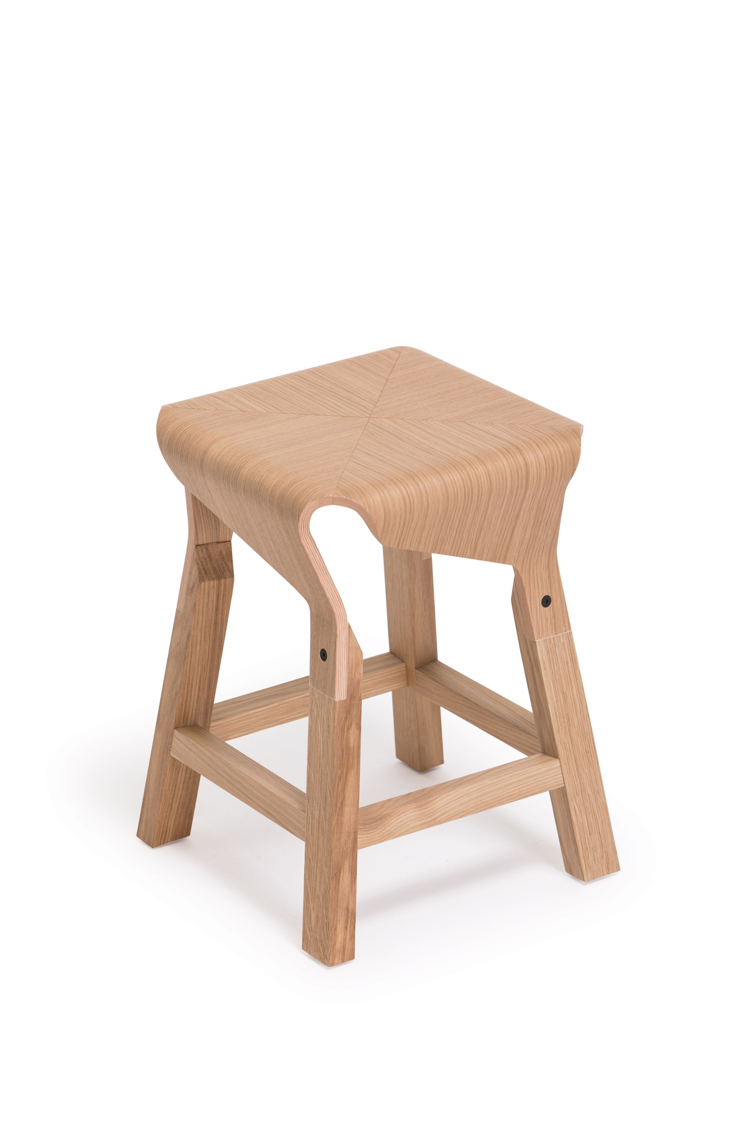 Деревянный низкий стул с подставкой для ног Vergés Naoshima ARCH-00055784 - Вид №8