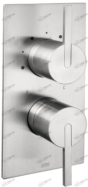 Fir Italia Смеситель для душа из нержавеющей стали с переключателем и тарелкой Lifesteel 59 5950198