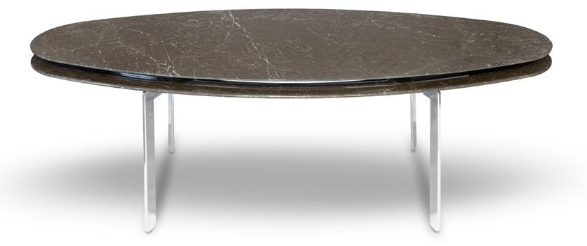 AKDO Овальный обеденный стол из темно-оливкового мрамора Ecco stone sun-id-1425955 - Вид №1