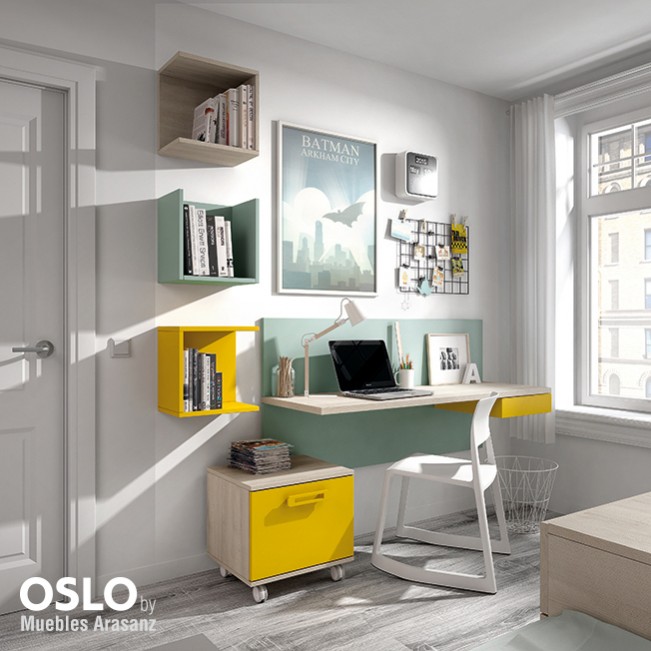 102668 Детская комната с модульной кроватью Ambiente 08 Arasanz Oslo Santreyd - Вид №4