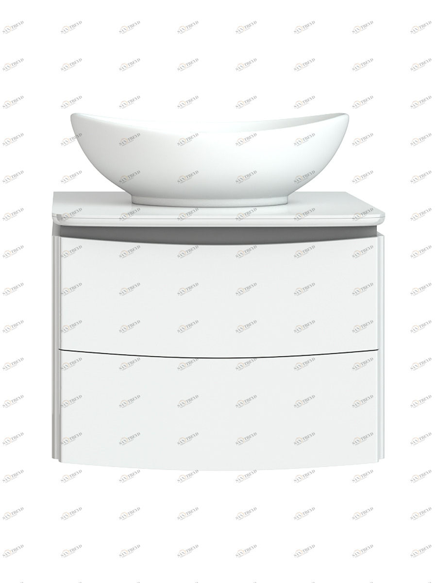 Тумба совр Cosmo 80800⨉520⨉440 мм белый Santreyd sun-id-665382