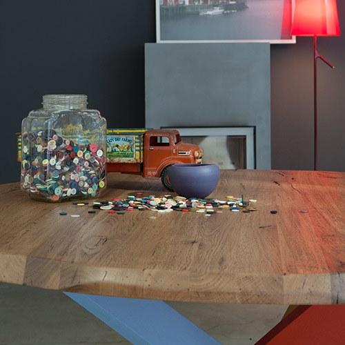 Devina Nais Круглый обеденный стол из массива дерева sun-id-1516396 - Вид №3