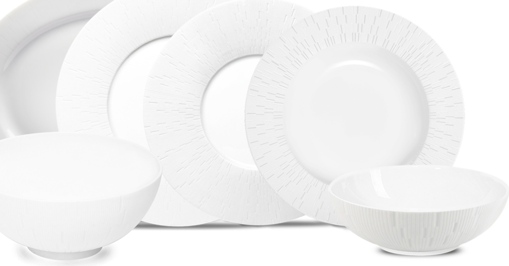 10668600 Haviland Сервиз столовый Haviland "Инфини Бриллиант"  на 6 персон 26 предметов Фарфор, Керамика 