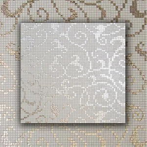 МОЗАИКА ИЗ СТЕКЛА MZ-01 WHITE ALMA ПАННО 15