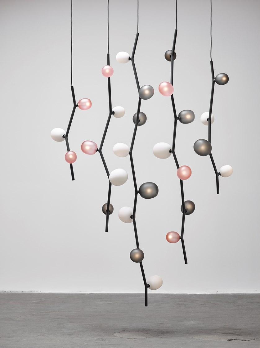 BROKIS Подвесной светильник из дутого стекла и металла Ivy sun-id-1379416 - Вид №1