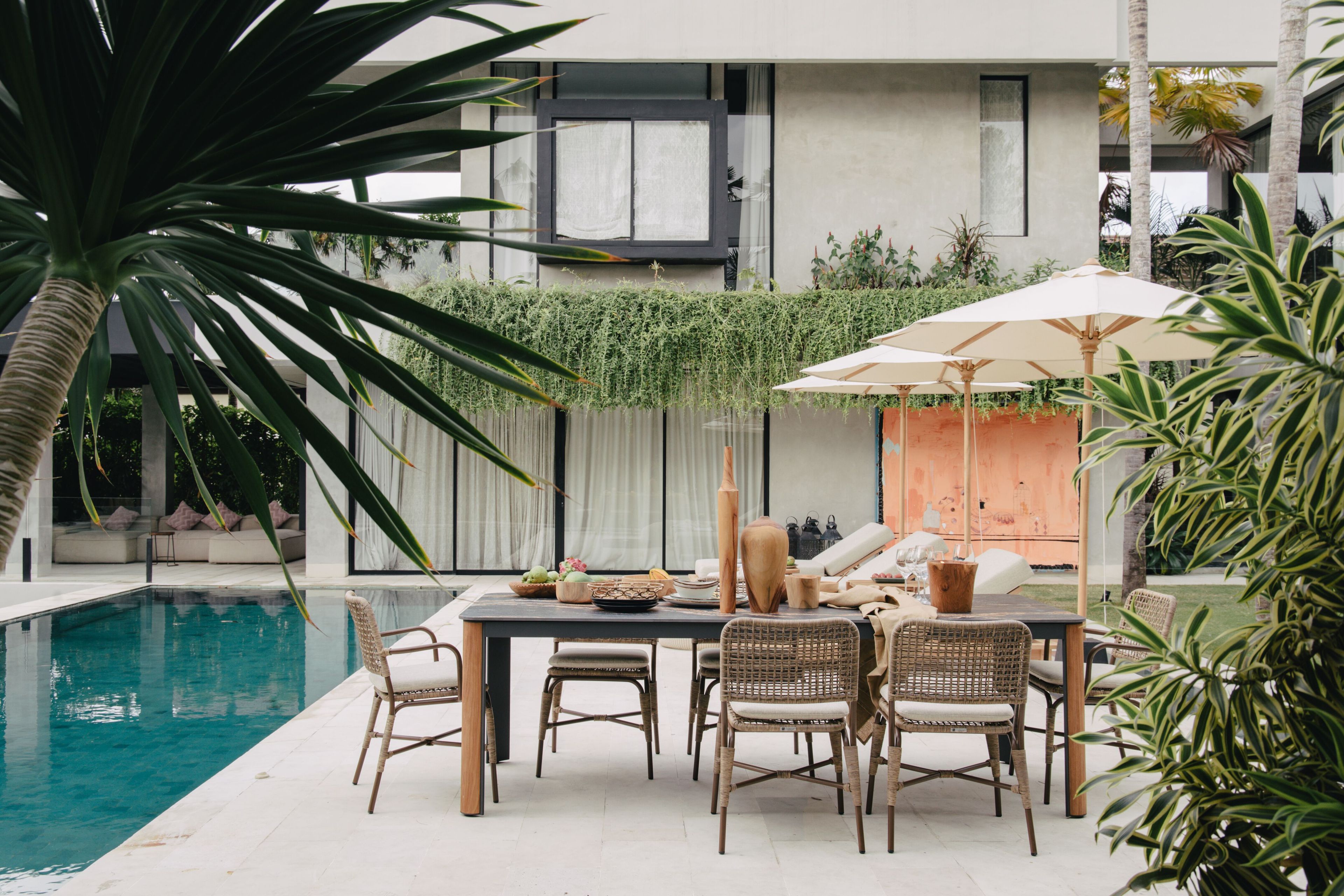 Прямоугольный садовый стол из керамогранита cbdesign Puntolinea ARCH-00137271 - Вид №5