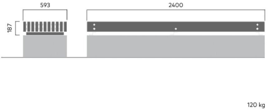 VESTRE Скамейка из сосны без спинки sun-id-1404206 - Вид №12