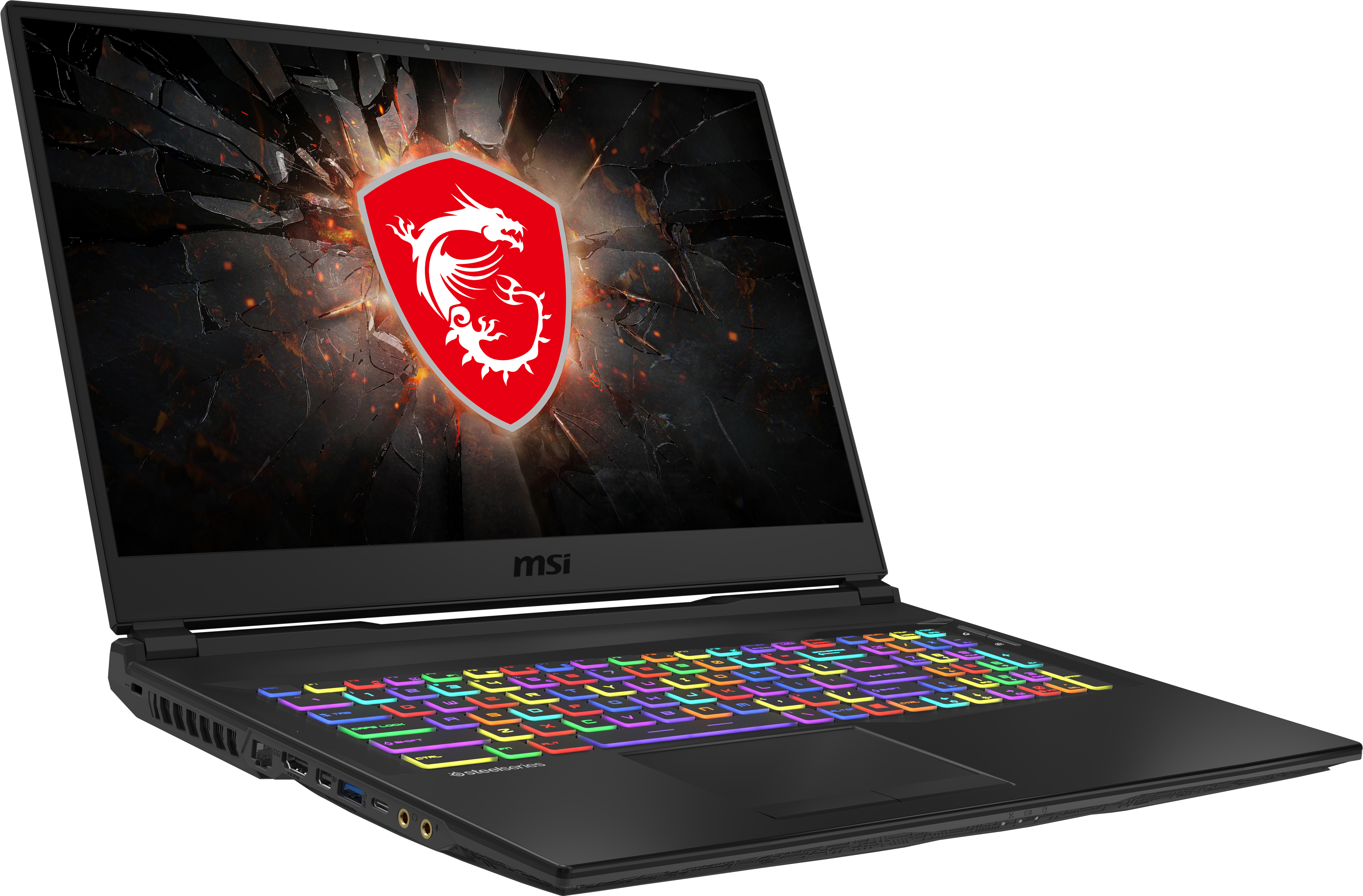 9S7-17E722-251 gl75 leopard 10sdk-251ru 17.3"(1920x1080 (матовый, 144hz) ips)/intel core i5 10300h(2.5ghz)/8192mb/512pcissdgb/nodvd/ext:nvidia geforce gtx1660ti(6144mb)/cam/bt/wifi/war 1y/2.6kg/black/w10 MSI Santreyd  - Вид №2